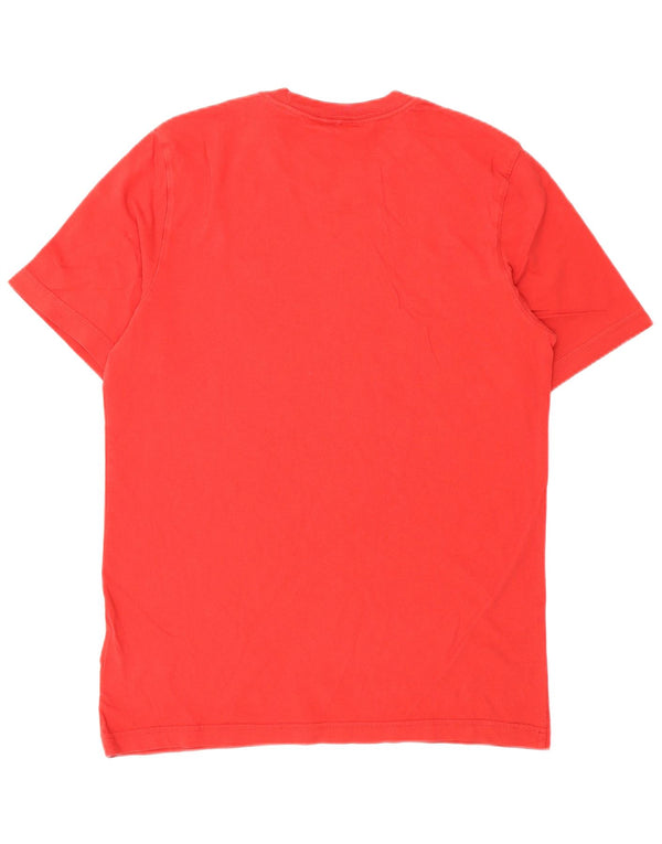 Adidas Hombre Camiseta Top Small Rojo Algodón