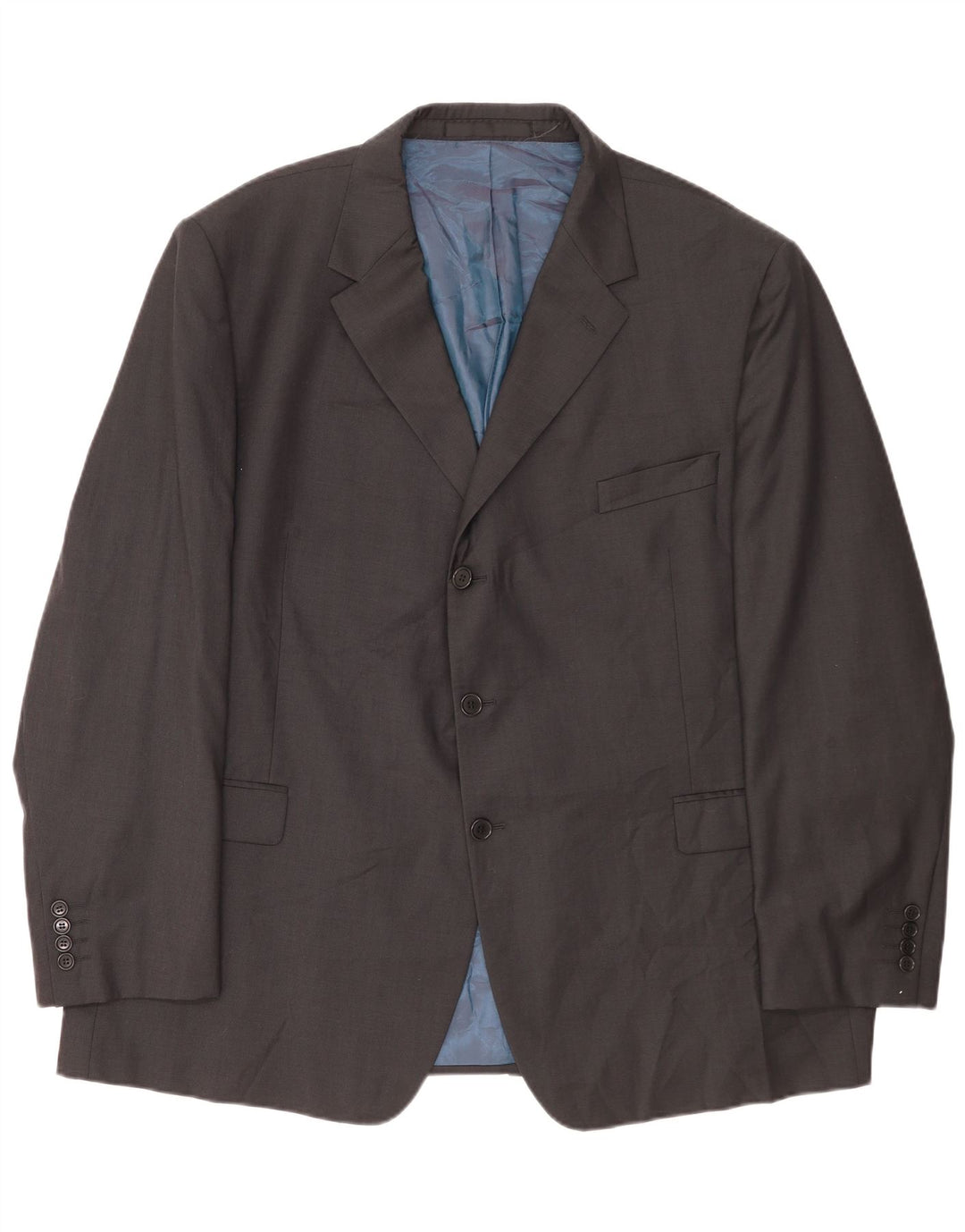 Marks & Spencer Chaqueta tipo blazer de 3 botones para hombre UK 52 3XL Lana gris