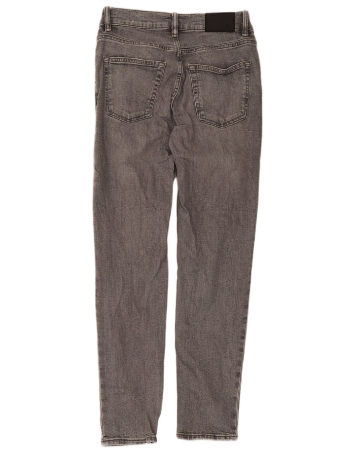Zara Mens Slim Jeans EU 38 Small W30 L29 Gris Algodón