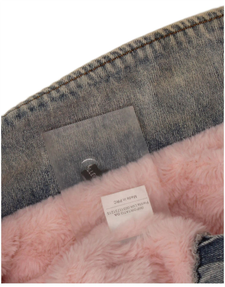 NUEVA COLECCIÓN Chaqueta vaquera extragrande de manga 3/4 para mujer UK 40 Small Blue