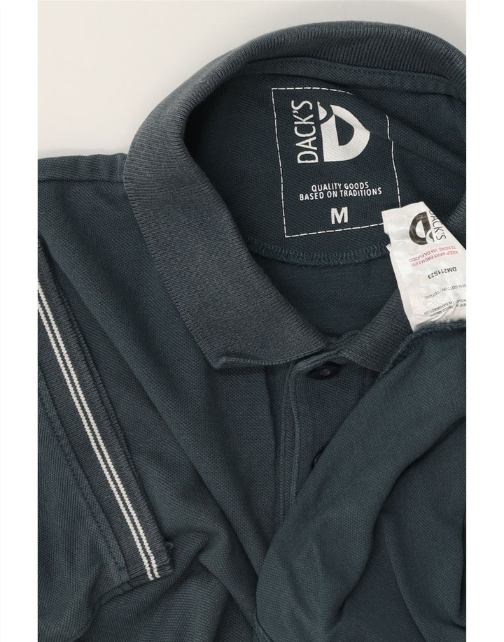 Dack's Polo para hombre de algodón azul marino mediano