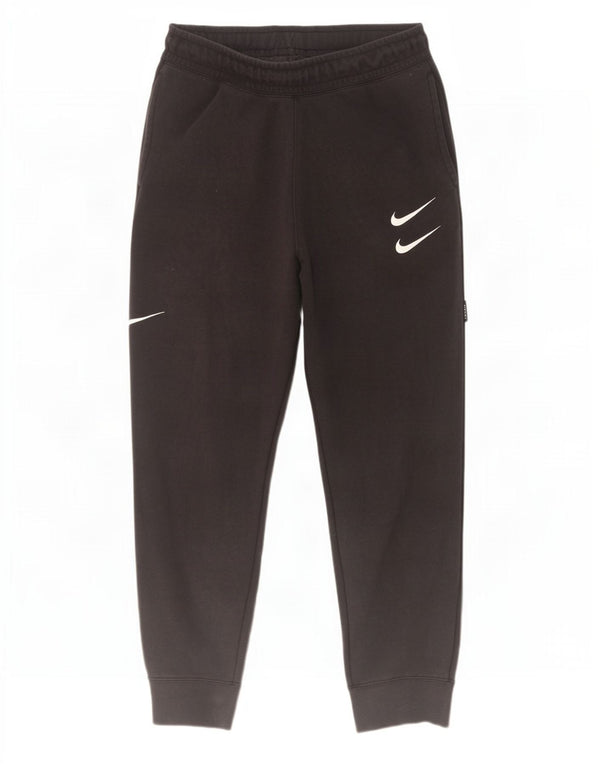 Nike Hombre Swoosh Graphic Chándal Pantalones Joggers Medium Negro Algodón