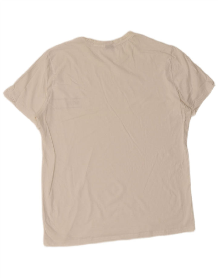 Hugo Boss Hombre Camiseta Top XL Blanco