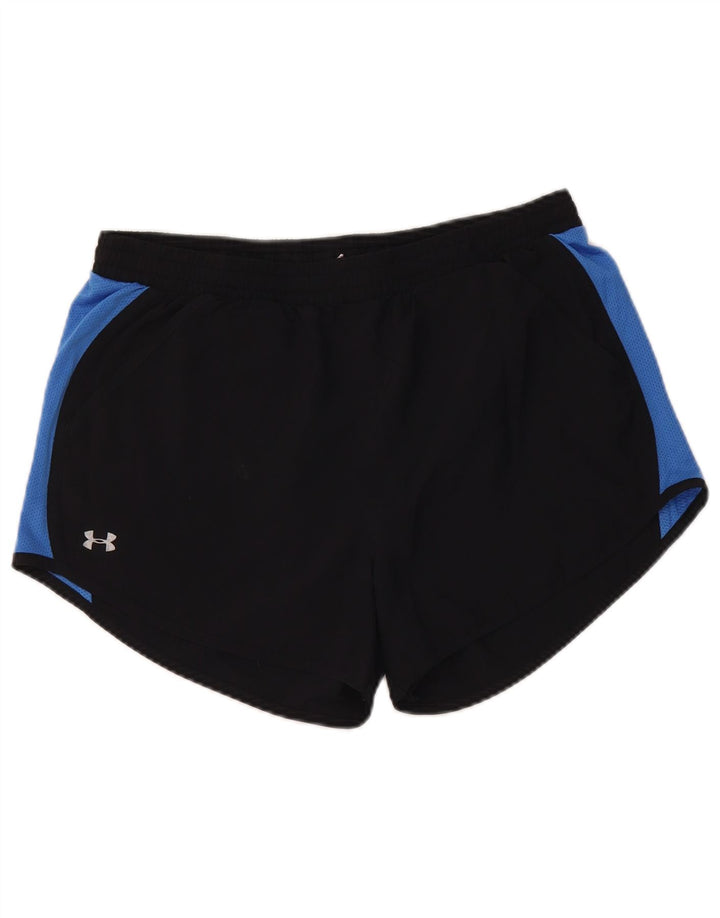 UNDER ARMOUR Pantalones cortos deportivos para hombre Bloque de color negro mediano