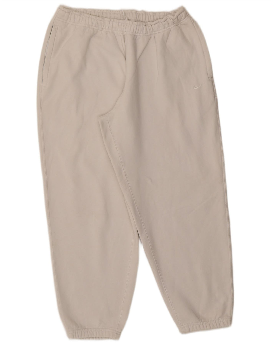Nike - Pantalones de chándal para hombre, color blanco, algodón