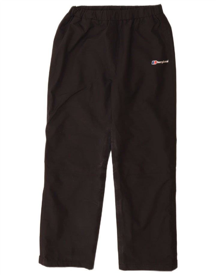 Berghaus Pantalón impermeable para niño 11-12 años Negro Poliéster