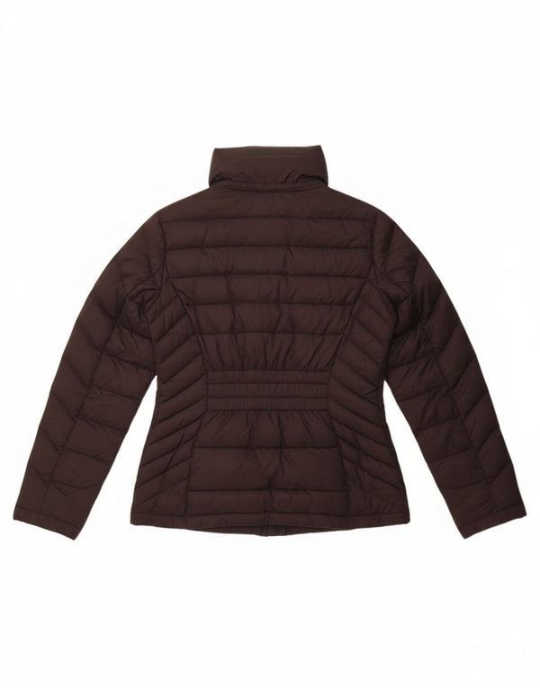 Michael Kors Chaqueta acolchada para mujer UK 44 Mediana Nylon negro