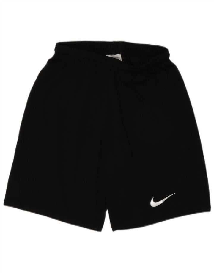Nike - Pantalones cortos deportivos ajustados para hombre, talla pequeña, poliéster negro