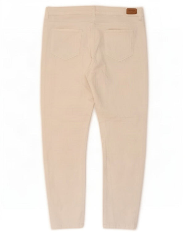 Hobbs Vaqueros Slim para Mujer UK 18 XL W36 L26 Algodón Blanco