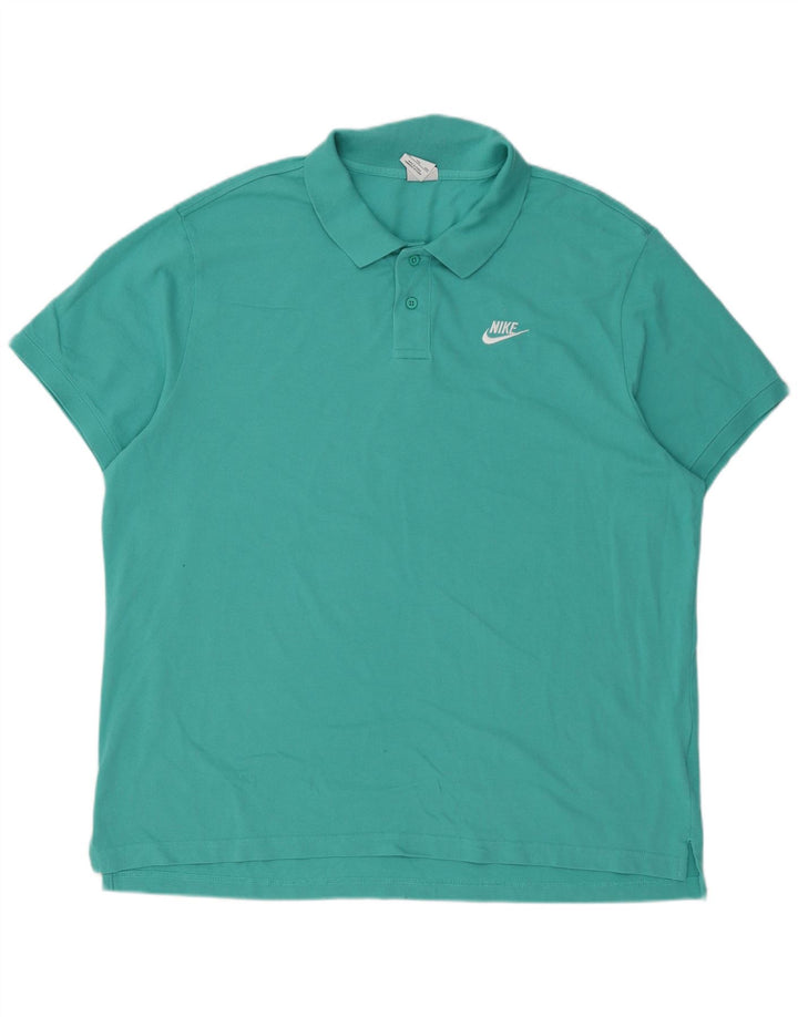 Polo Nike Hombre 2XL Algodón Turquesa
