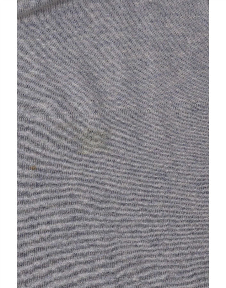 Marks & Spencer Top para mujer de manga larga UK 42 Algodón azul medio