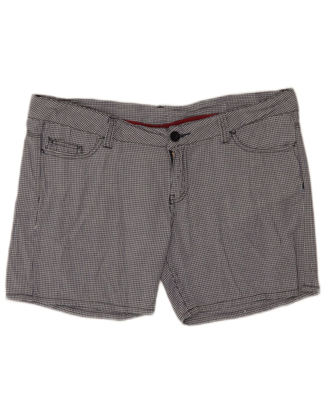 Converse - Pantalones cortos casuales para mujer, talla grande, W34, algodón azul marino