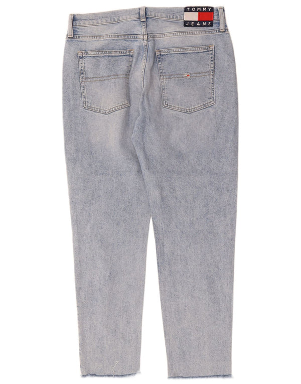 TOMMY HILFIGER Vaqueros ajustados de talle alto para mujer W31 L28 Algodón azul