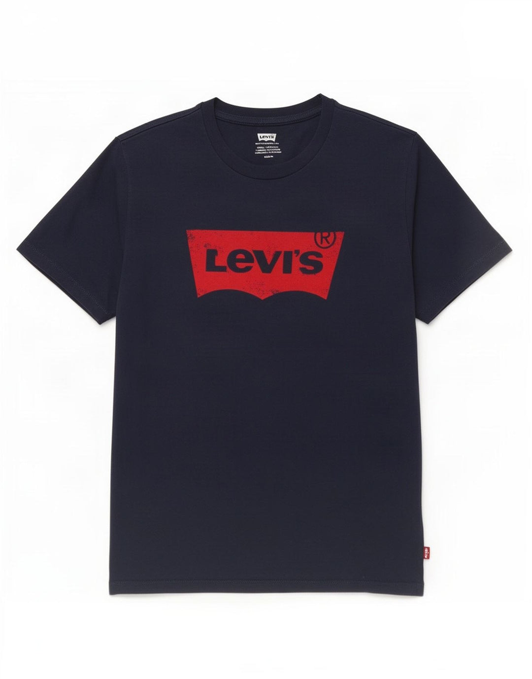 Levi's Hombre Camiseta Gráfica Top Medium Azul Marino Algodón