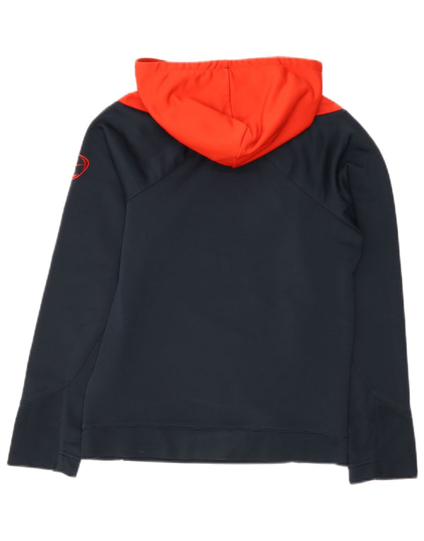 Nike - Jersey con capucha para niño, diseño gráfico, 12-13 años, grande, color azul marino