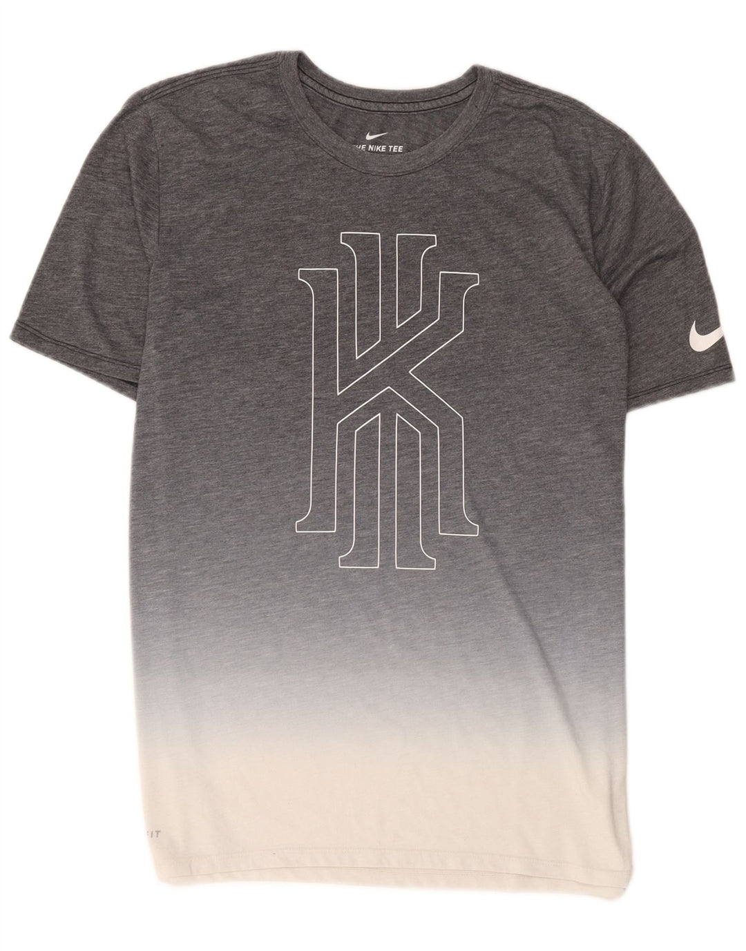 Nike Camiseta gráfica para hombre Top grande gris teñido anudado