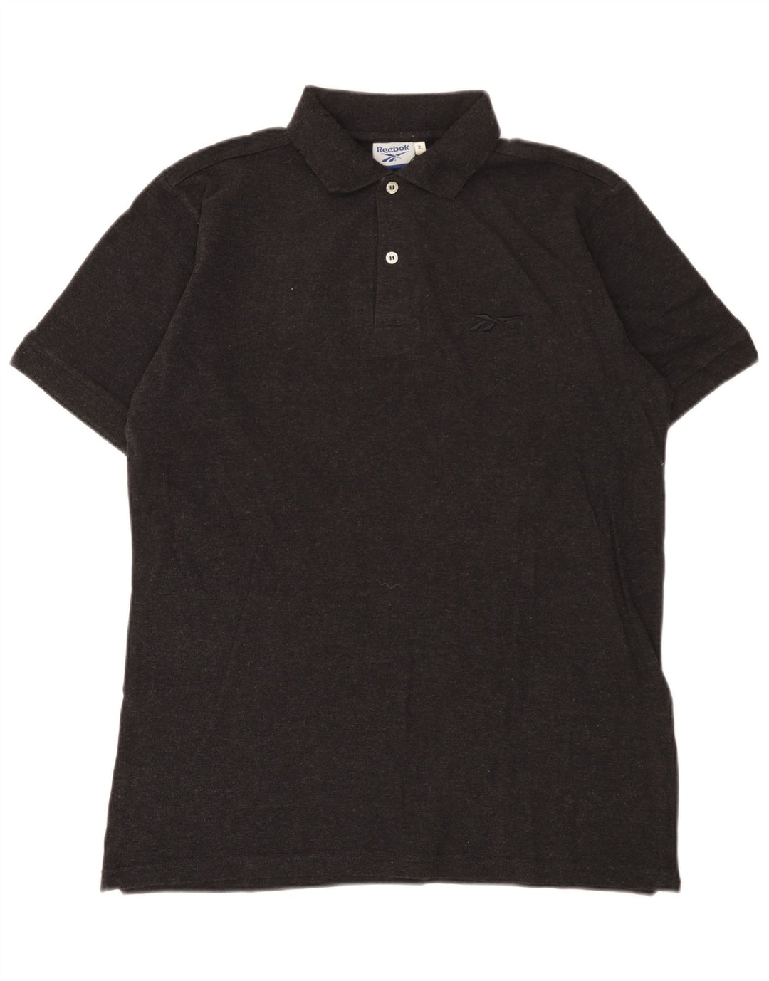 Polo Reebok Hombre Algodón Gris Medio