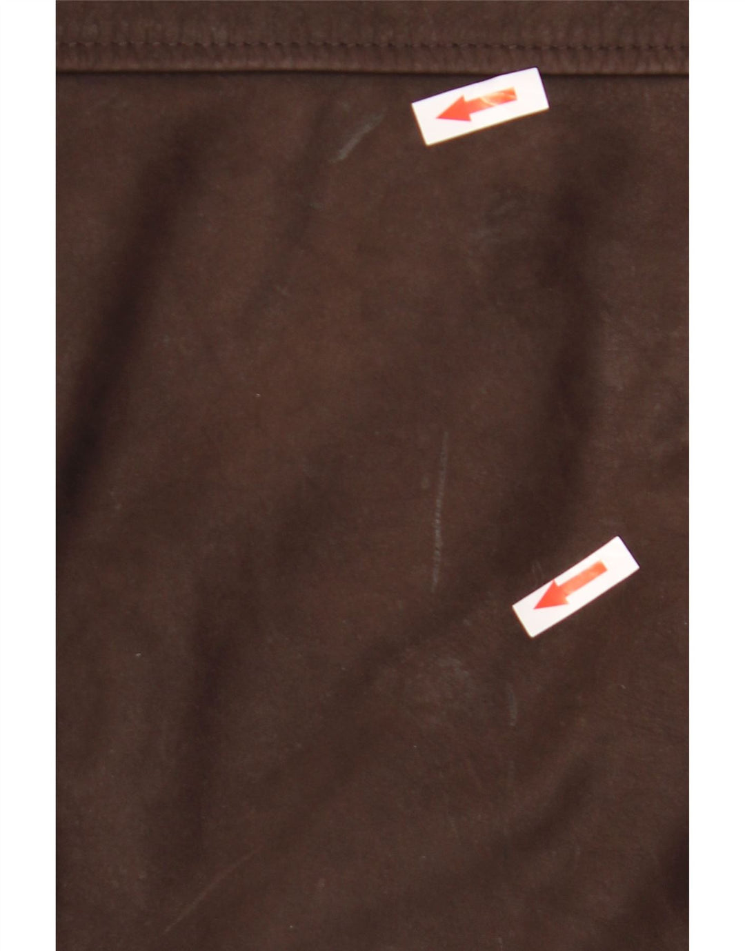 Olly & Co Chaqueta de cuero extragrande para mujer UK 42 Marrón medio