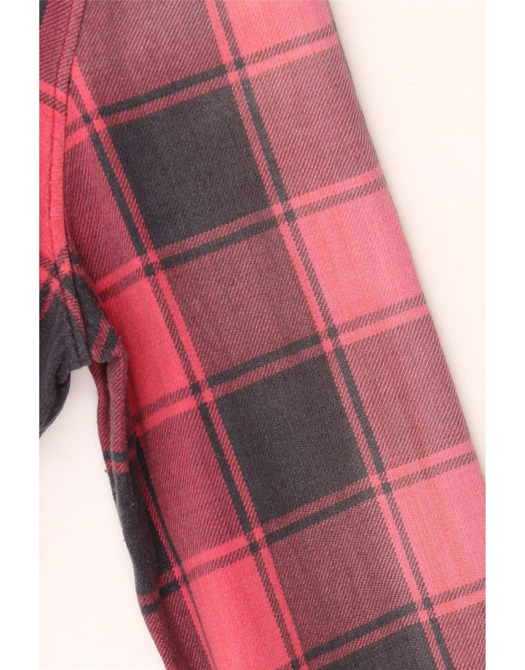 LEVI'S Camisa de franela de algodón a cuadros rojos medianos para hombre