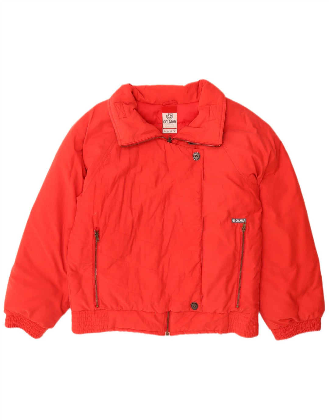 Chaqueta De Esquí Colmar Mujer IT 44 Mediana Algodón Rojo
