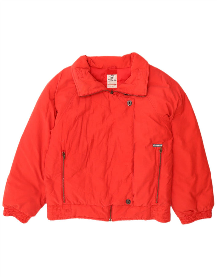 Chaqueta De Esquí Colmar Mujer IT 44 Mediana Algodón Rojo