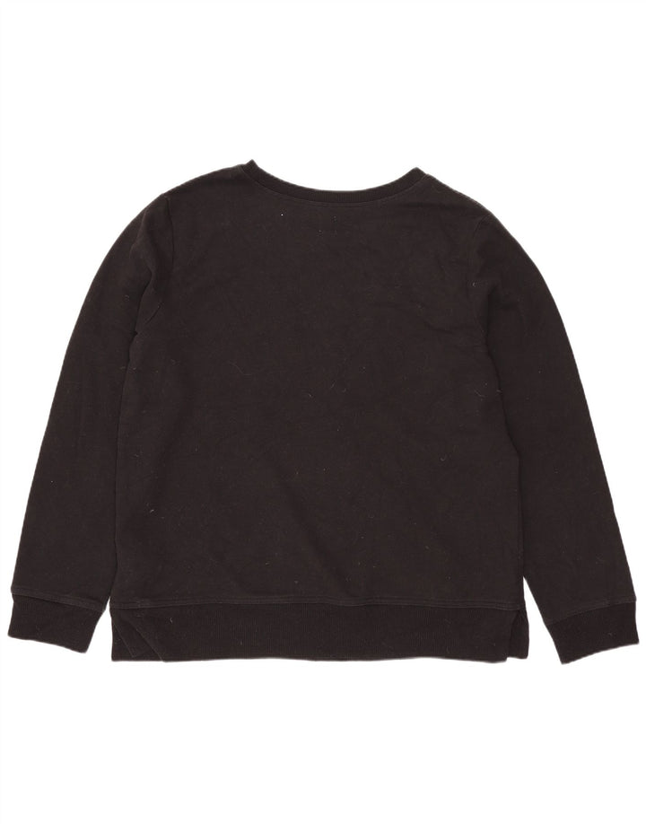 GAP Sudadera gráfica para mujer Jumper UK 46 Large Algodón negro