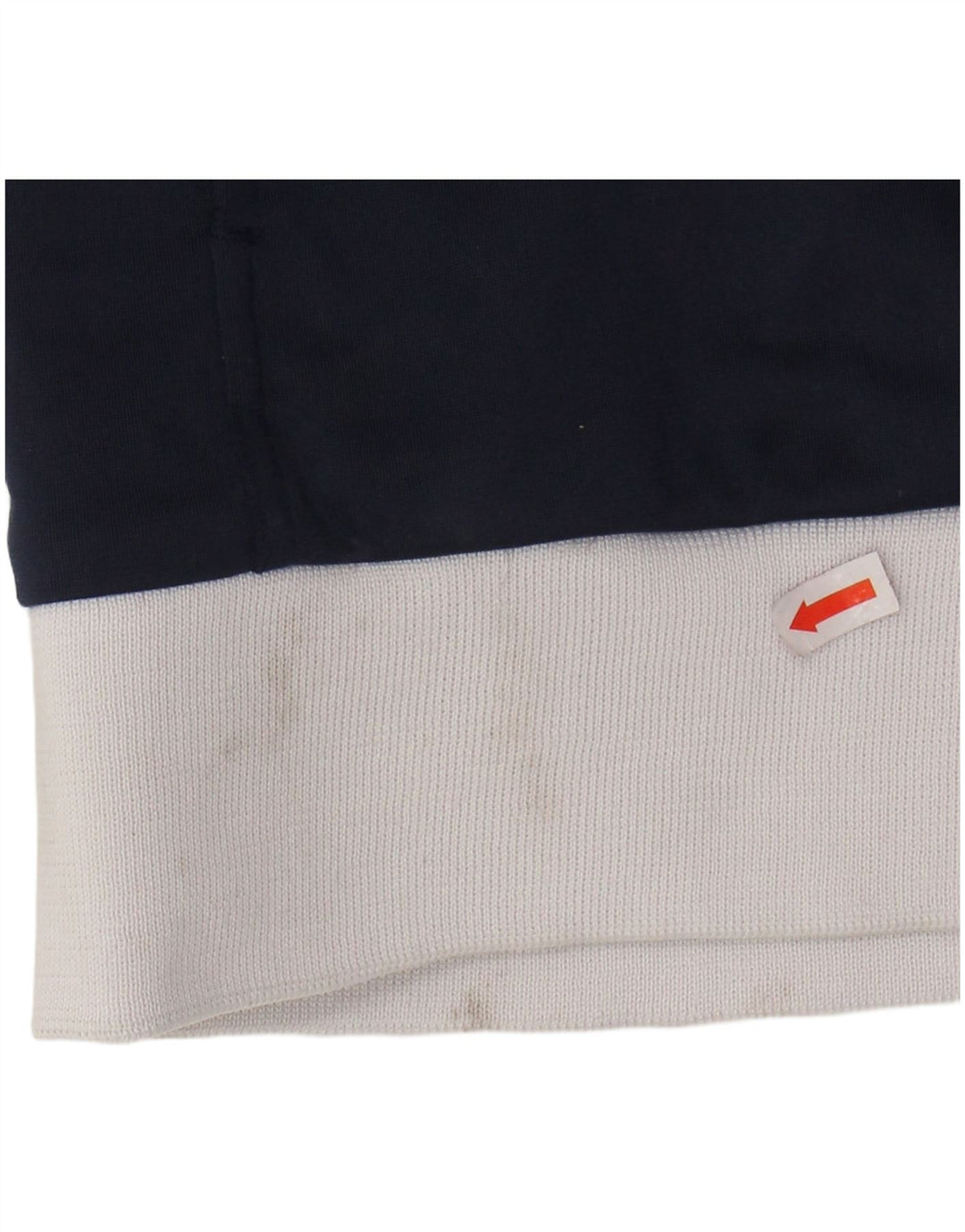 ASICS Hombre Chándal Top Chaqueta Pequeña Azul Marino Colorblock Poliéster