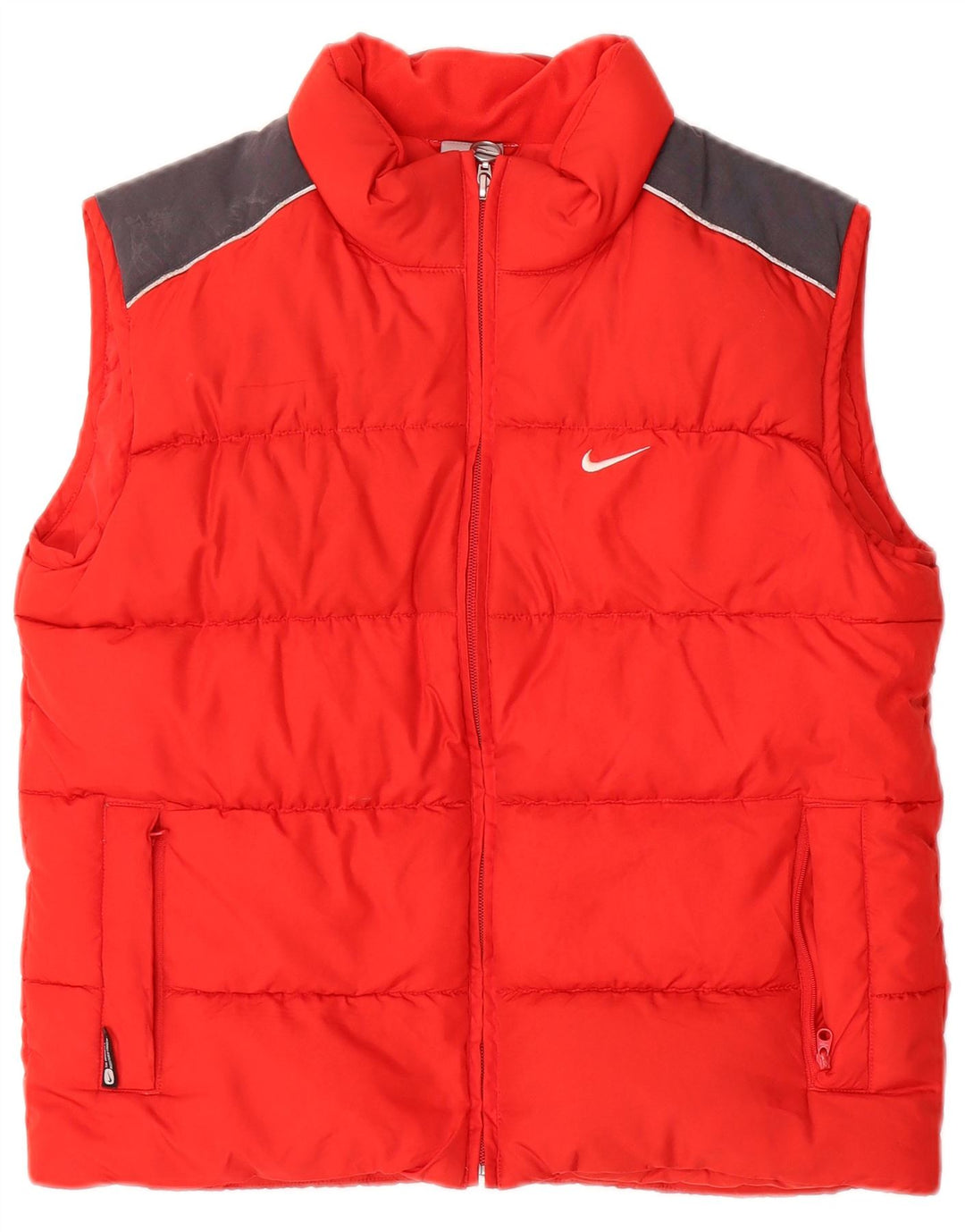 Nike Chaleco acolchado con gráfico para niños 10-11 años Poliéster color block rojo mediano
