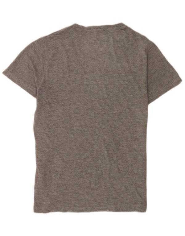Camiseta Tommy Hilfiger para hombre Top de algodón moteado gris medio