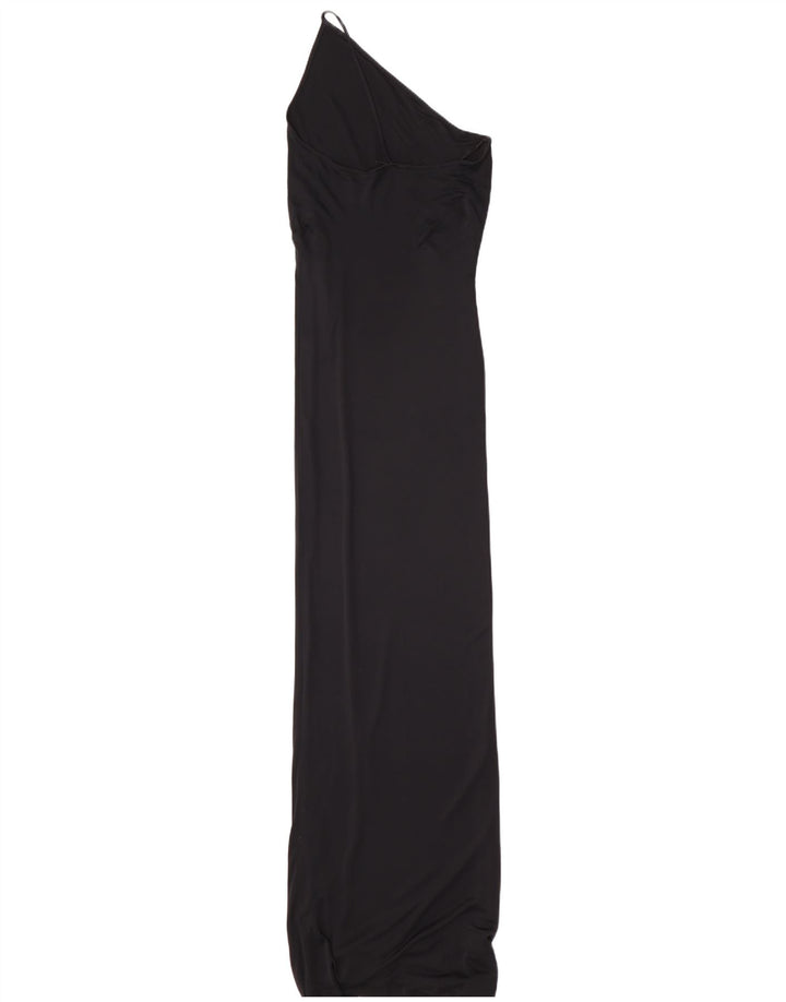 Exte Vestido Maxi De Un Hombro Para Mujer IT 44 Viscosa Negra Mediana