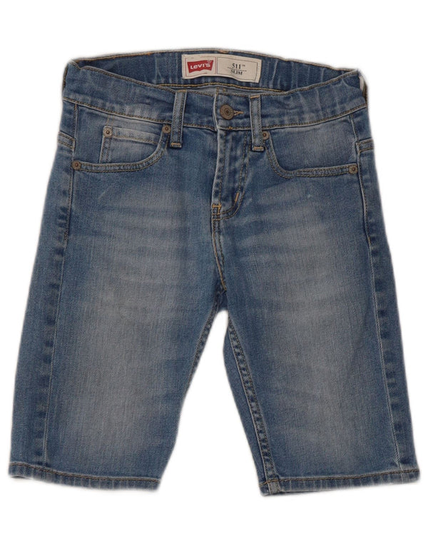 Levi's 511 Shorts vaqueros ajustados para niños 9-10 años W24 Algodón azul