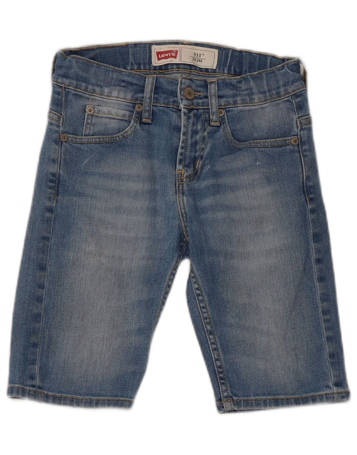 Levi's 511 Shorts vaqueros ajustados para niños 9-10 años W24 Algodón azul