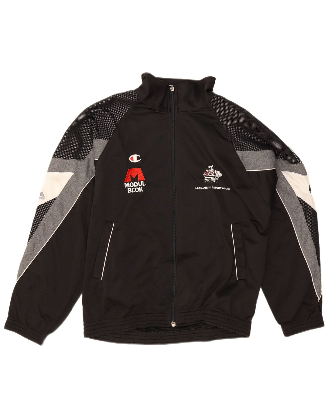Champion Chaqueta De Chándal Con Gráficos Para Hombre Color Block Mediano Negro