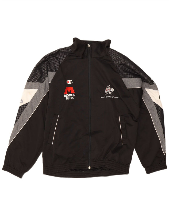 Champion Chaqueta De Chándal Con Gráficos Para Hombre Color Block Mediano Negro