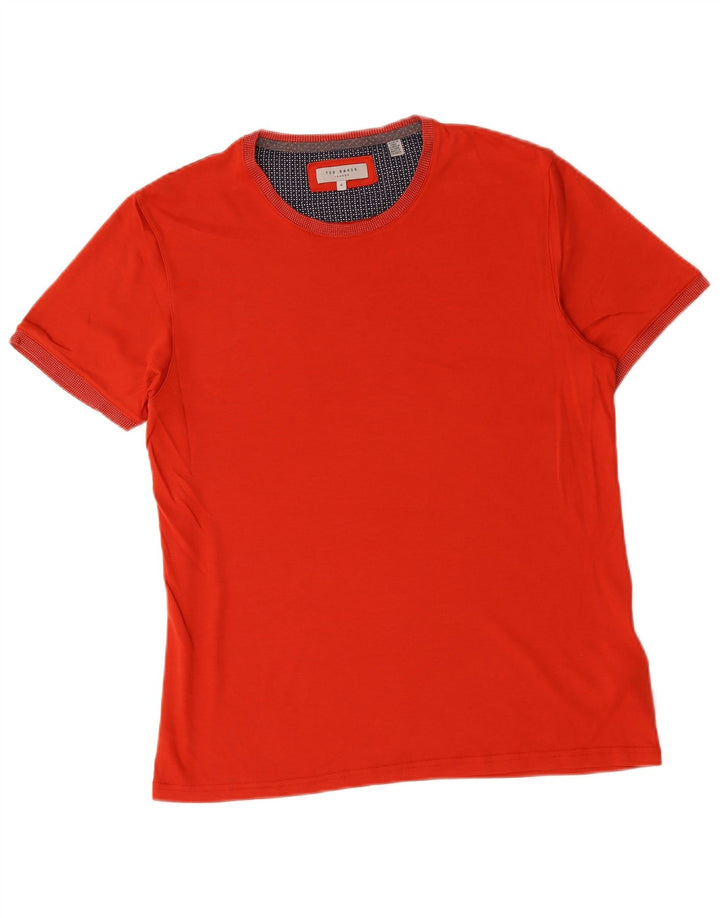 Ted Baker - Camiseta para hombre, talla 4, algodón rojo grande