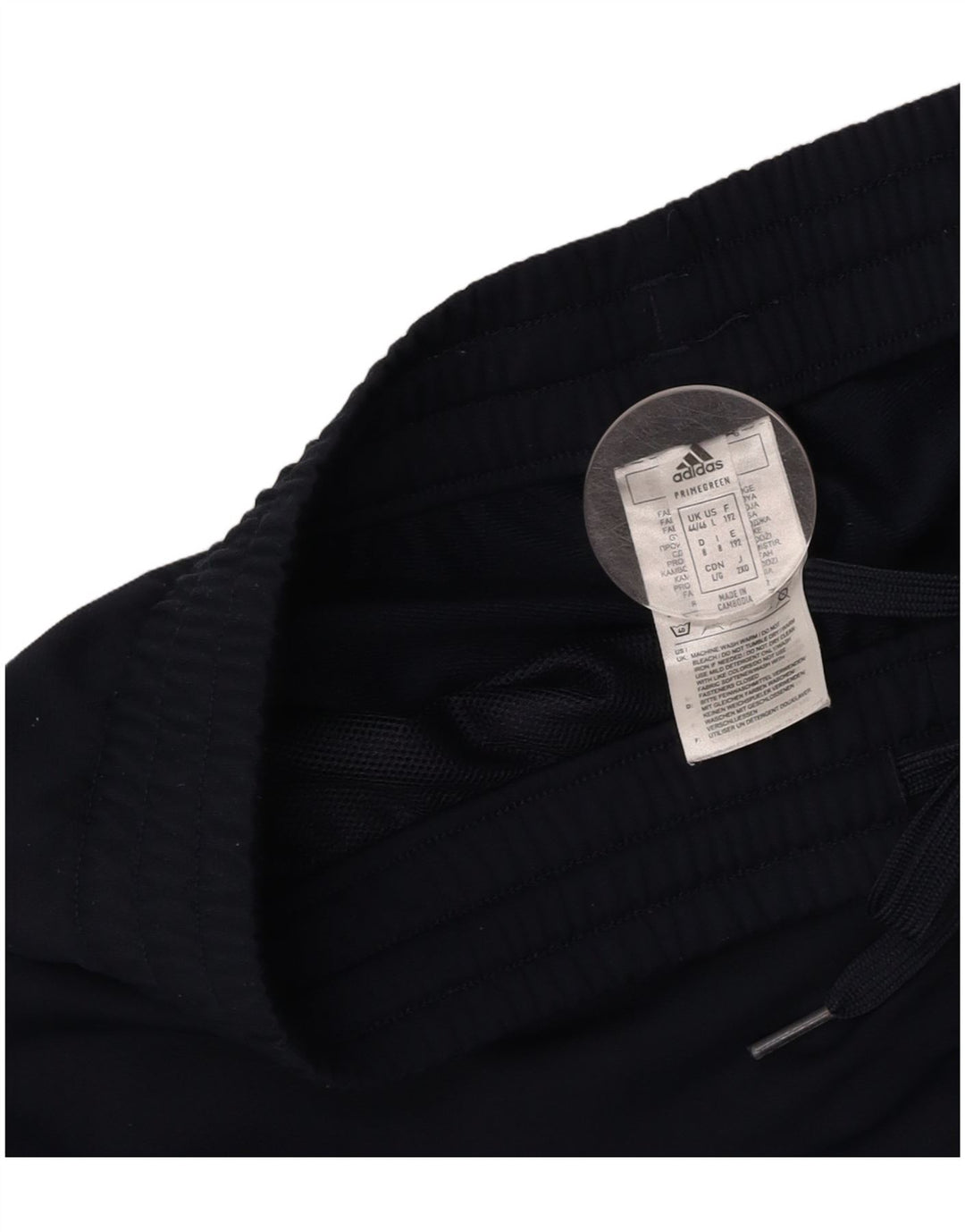 ADIDAS Hombre Primegreen Chándal Pantalones Joggers UK 44/46 Grande Azul Marino