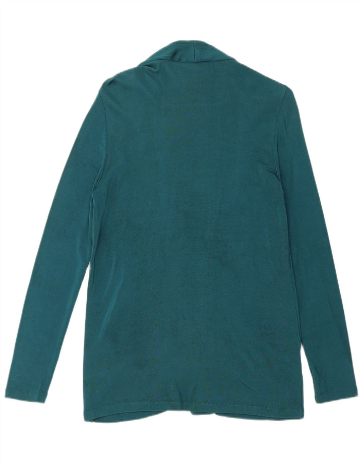 Massimo Dutti Cárdigan Abierto para Mujer UK 44 Azul Medio