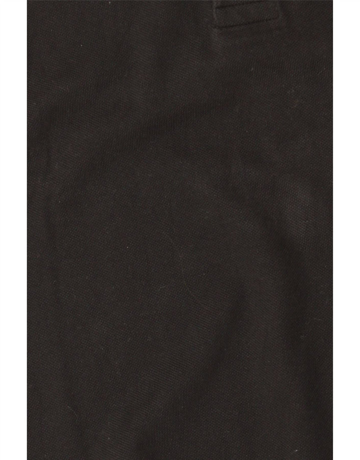 Diadora Polo Hombre Pequeño Algodón Negro