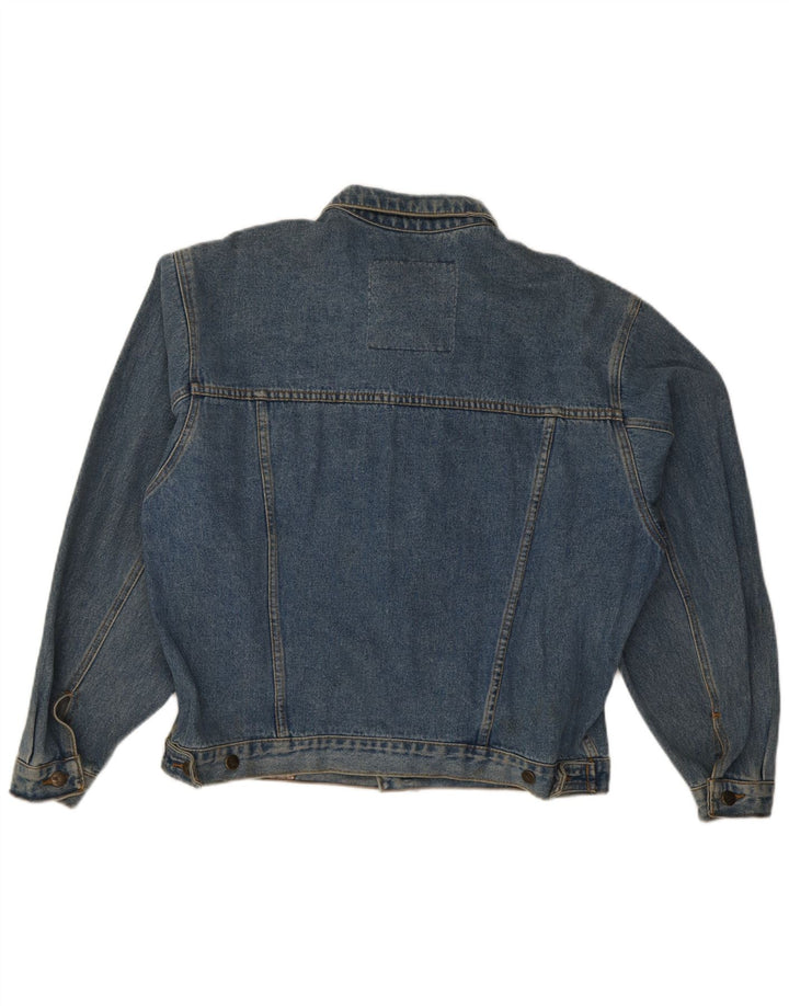 Chaqueta vaquera vintage para hombre IT 52/54 Algodón azul grande