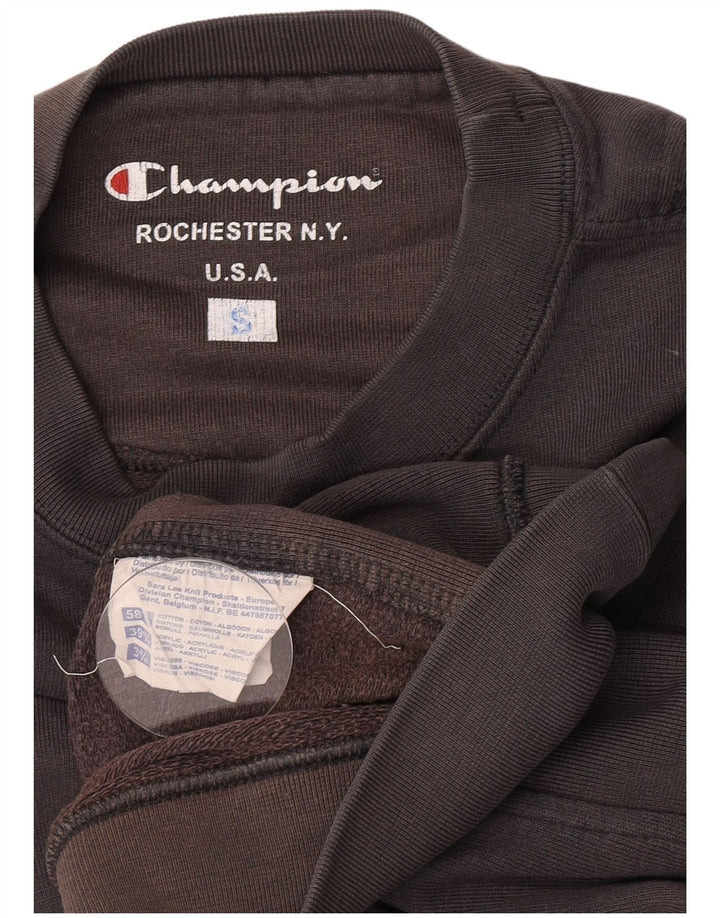 Champion Sudadera Para Hombre Jumper Small Gris Algodón