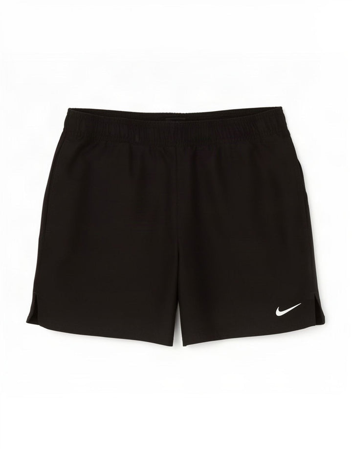 Nike - Pantalones cortos deportivos para hombre, talla pequeña, poliéster negro