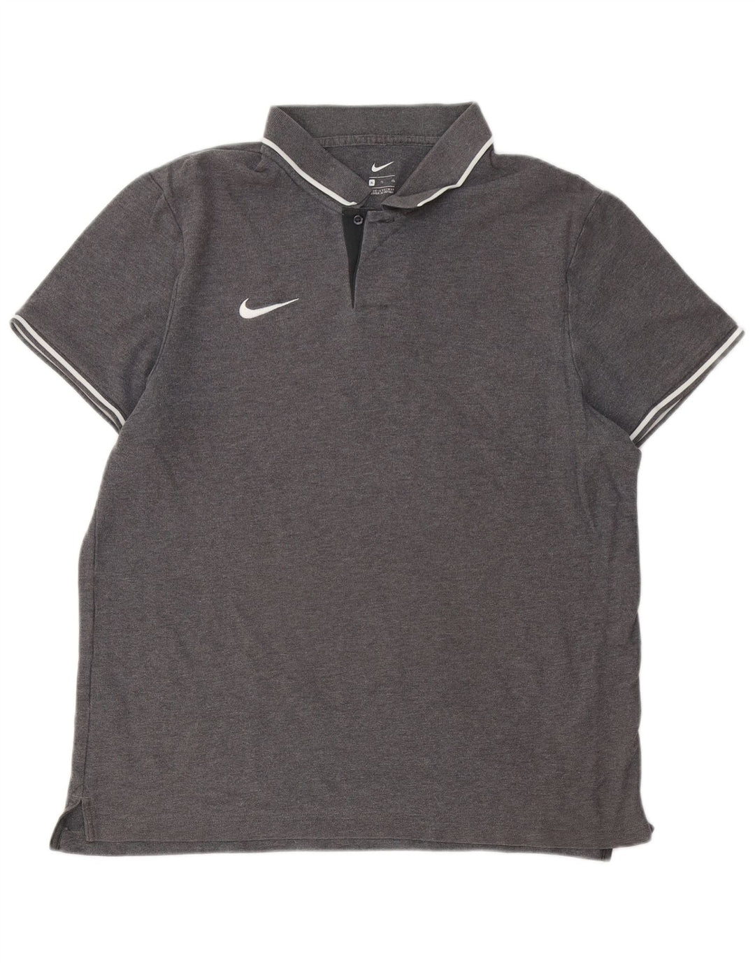 Polo NIKE Hombre XL Algodón Gris