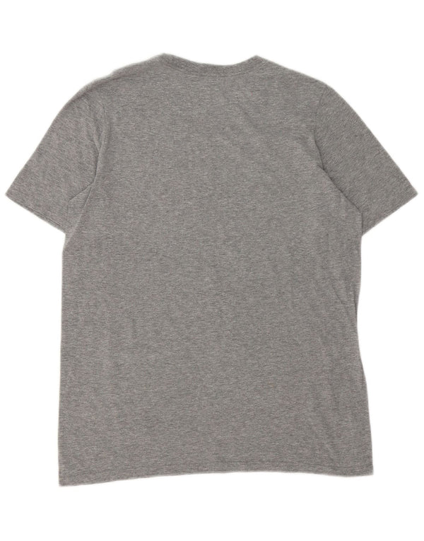 Nike Camiseta gráfica de corte atlético para mujer UK 40 XL Algodón gris