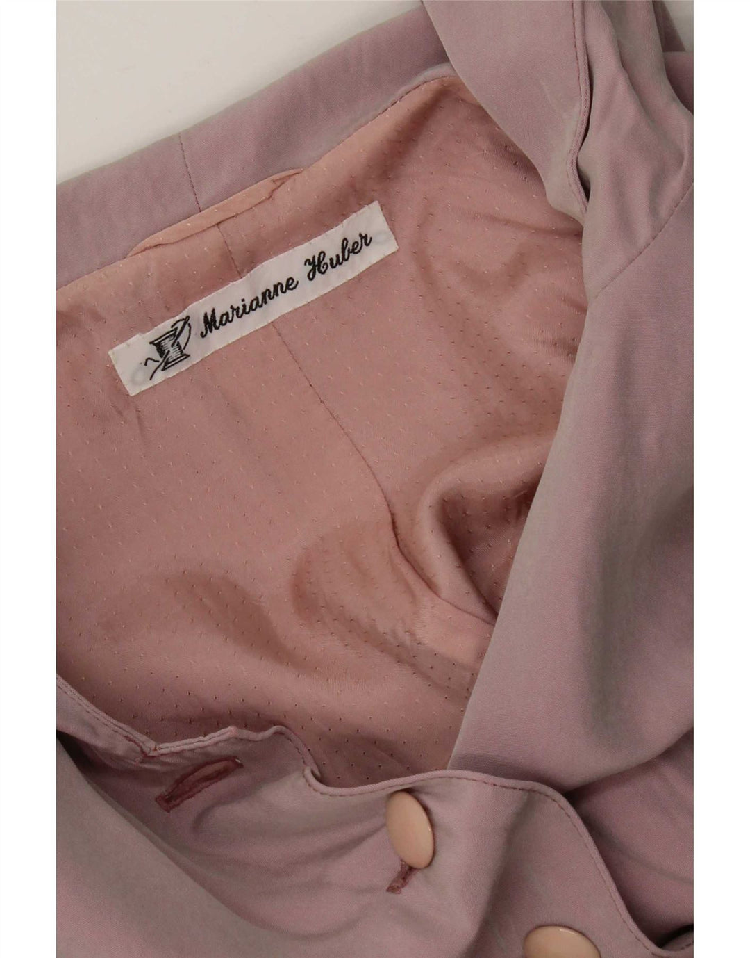 Vintage mujer chaqueta con capucha Reino Unido 14 púrpura medio