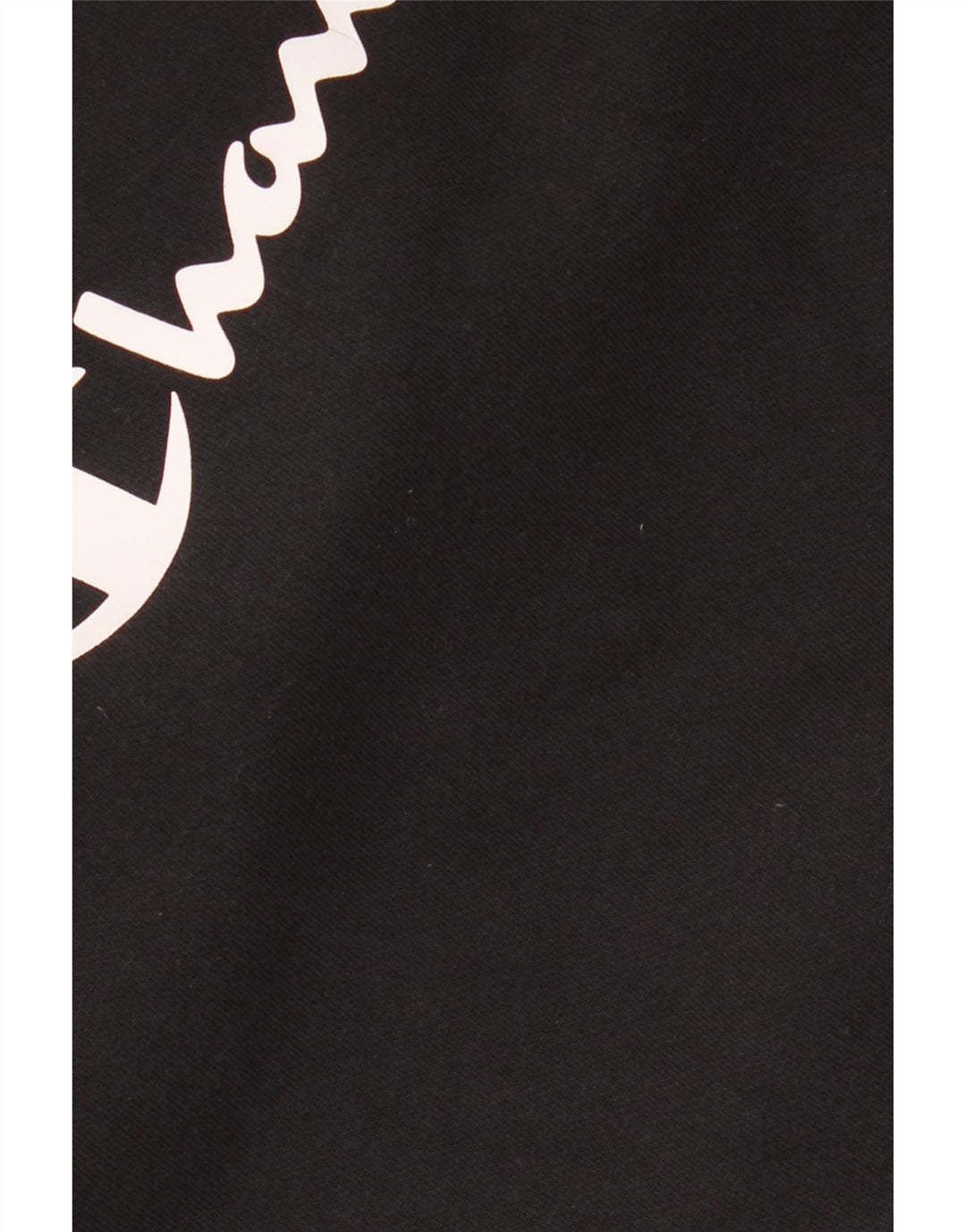 CHAMPION Sudadera con capucha gráfica para hombre Jersey mediano de algodón negro