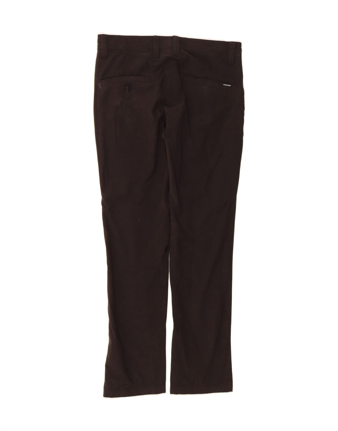 VOLCOM Womens Slim Chino Trousers W29 L29 Black Vintage Volcom and Second-Hand Volcom from Messina Hembry 