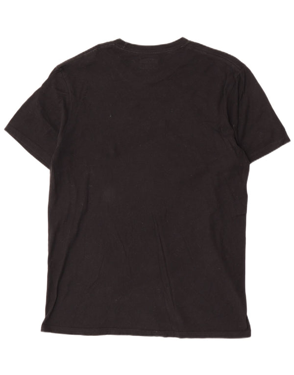 Converse Hombre Regular Graphic Camiseta Top Mediano Algodón Negro Música