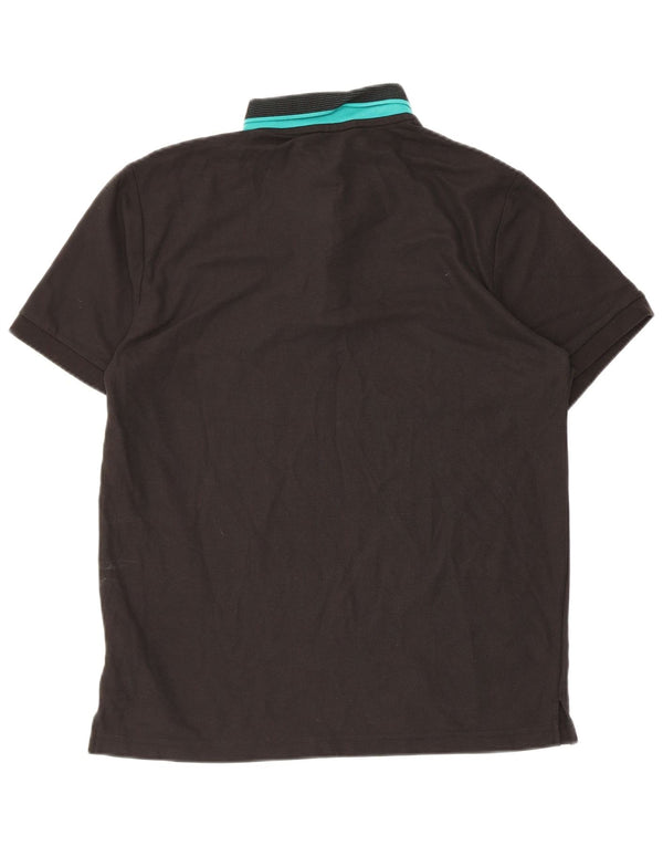 Polo Puma De Algodón Color Block En Negro Medio Para Hombre
