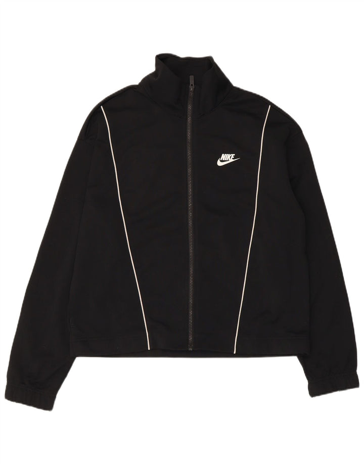 Nike - Chaqueta de chándal para mujer, talla 40, talla M, poliéster negro