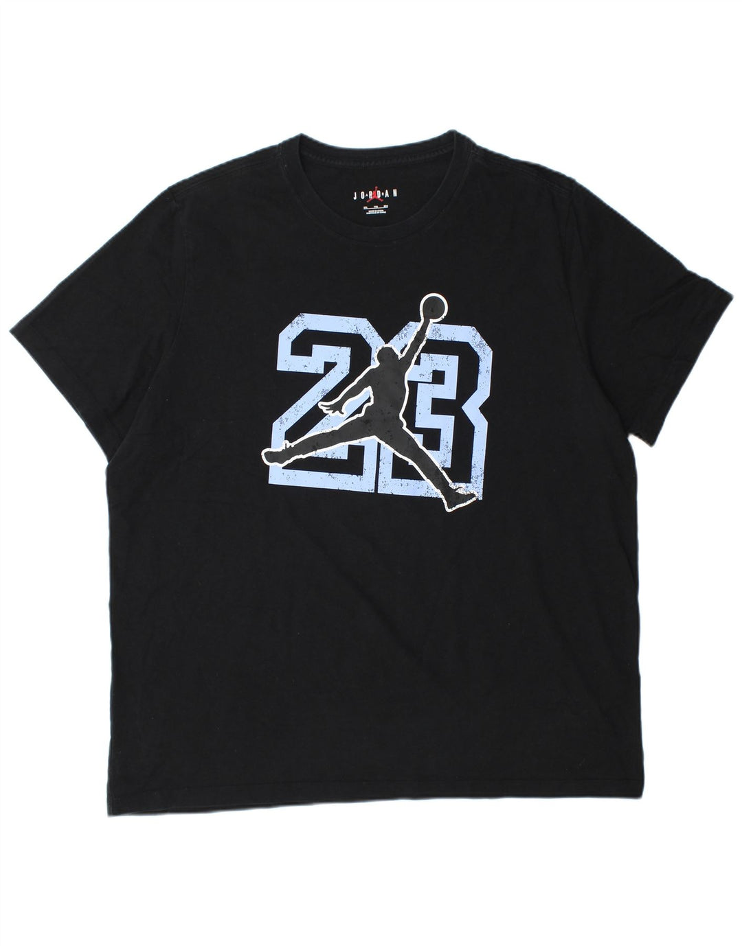 Jordan Camiseta gráfica para hombre Top 2XL Algodón negro